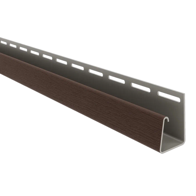 J-профиль для фасадной панели ТехноНИКОЛЬ все коллекции 29/46 Темно-коричневый 3000 мм