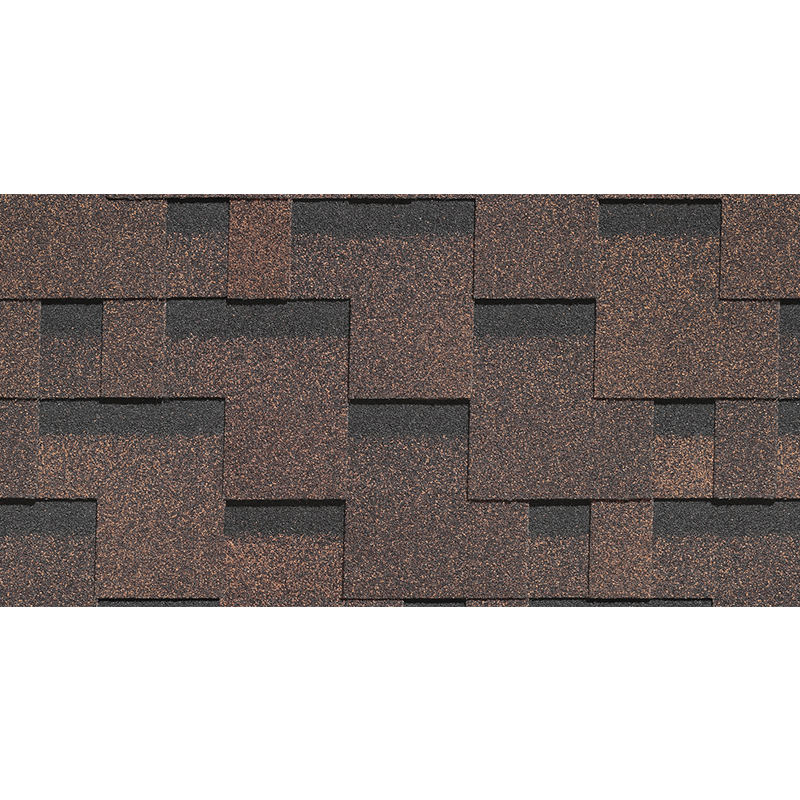 Гибкая черепица Docke PIE STANDARD Тетрис Коричневый 3 м²