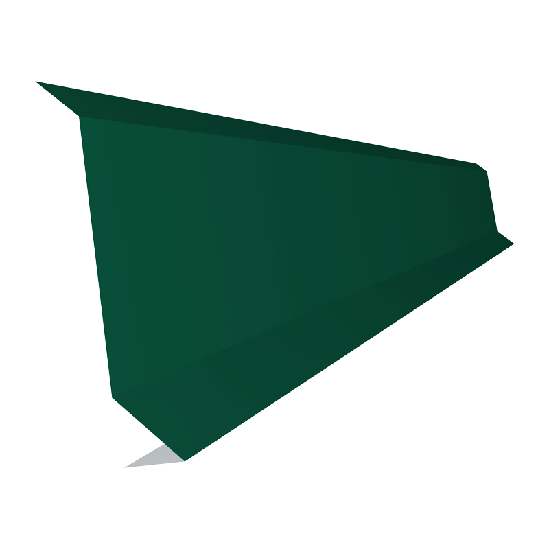 Пристенная планка PE 0,4 мм RAL6005 2000 мм