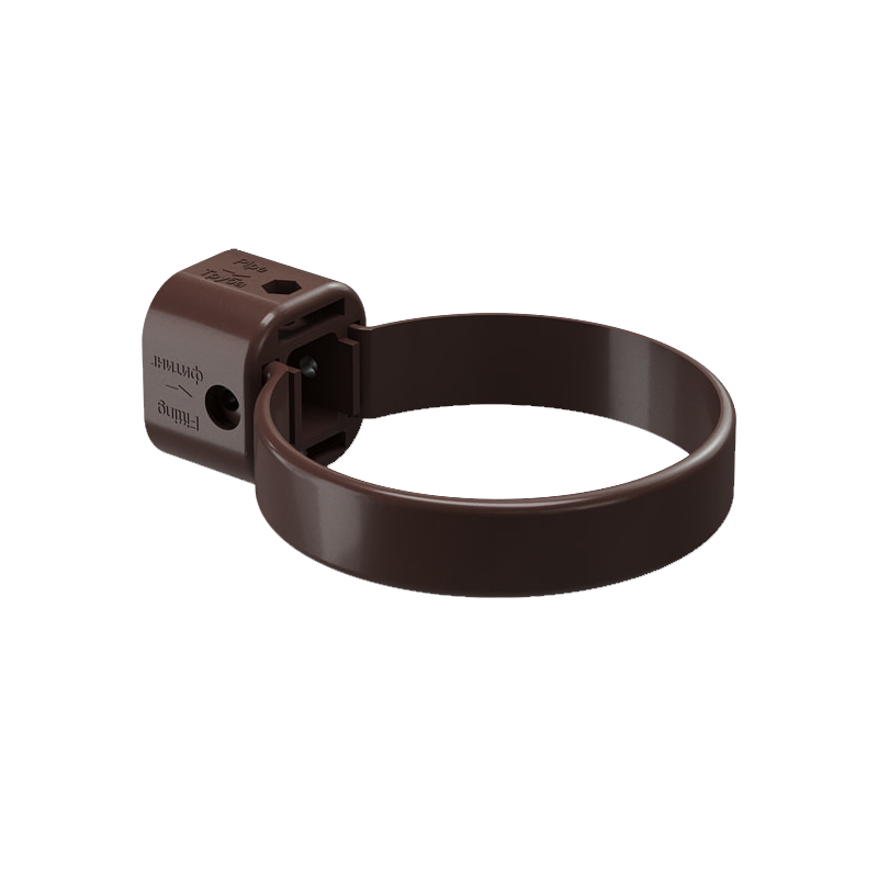Хомут трубы универсальный Docke LUX D100 Шоколад RAL8019