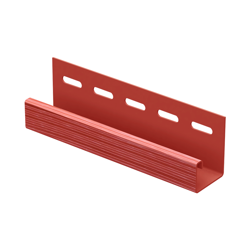 J-профиль для фасадной панели Ю-Пласт Hokla Колор Брусника со скидкой в Санкт-Петербурге 