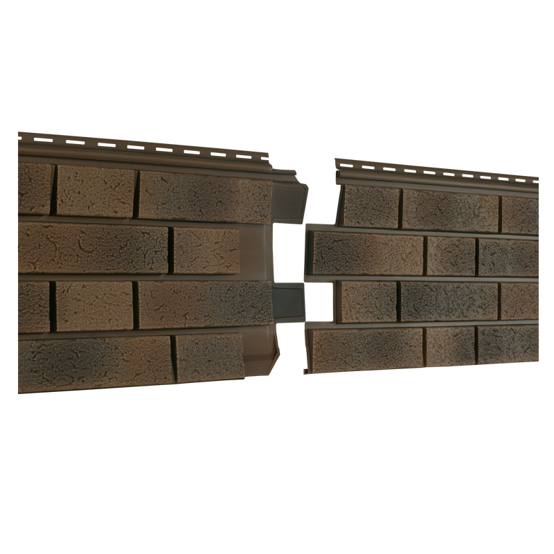 Фасадная панель Ю-Пласт StoneHouse S-Lock Клинкер Нордик Лава со скидкой в Санкт-Петербурге 